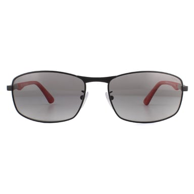 Police Zonnebril Brooklyn 8 Spl530 531Z Semi Mat Zwart Rood Grijze Verloop Gepolariseerd