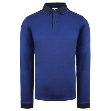 Calvin Klein 3-Tone Heren Blauw Poloshirt
