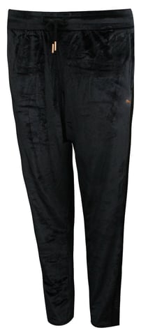 Puma Active Dames Zwart Fluwelen Track Broek
