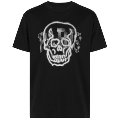 Givenchy Gothic Paris verfraaid oversized zwart T-shirt