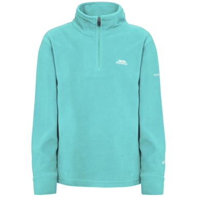 Trespass Childrens Girls Louviers Plain Fleece Top (Lagune)