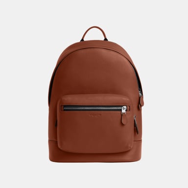 West Backpack in Pebbled Leather Bag