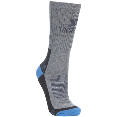 Trespass - Heren Deeper Gewatteerde Sokken voor Wandelschoenen (1 Paar) (Blauw)
