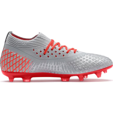 Puma Future 4.2 Netfit FG/AG Zilver Heren Voetbalschoenen