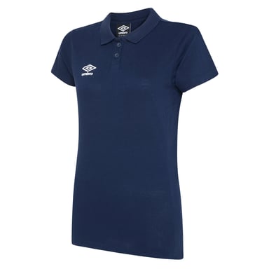 Umbro Dames/Dames Club Essential Poloshirt (Donker marine/wit)