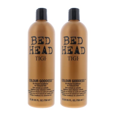 TIGI Colour Goddess Oil Infused Conditioner 750ml For Coloured Hair x 2