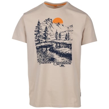 Trespass Heren Worden T-Shirt (Zachte steen)