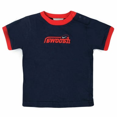Nike Swoosh Kinderen Navy T-Shirt