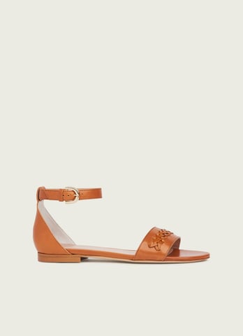 LK Bennett Rebecca Flat Sandals, Tan