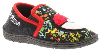 Pokemon Younger Childrens Slippers Grayson black
