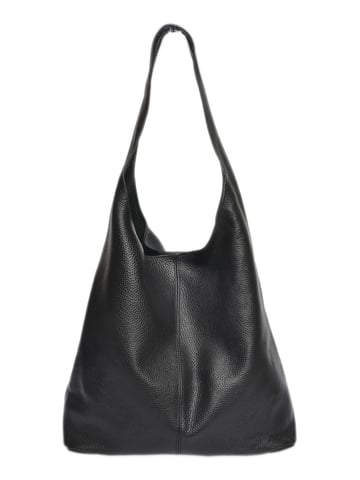 Carla Ferreri Zwart Rundleer Tas