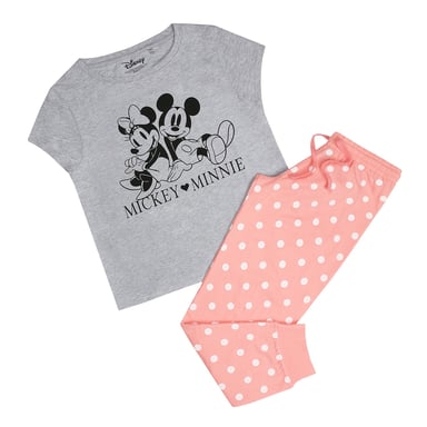 Women's Disney Mickey & Minnie Pyjamas in Multi colour