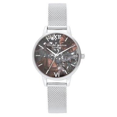 Olivia Burton Dameshorloge Kwarts Zwart