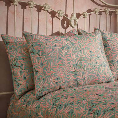 EW van Edinburgh Weavers Malory Botanische Luxe Katoenen Kussensloop Set