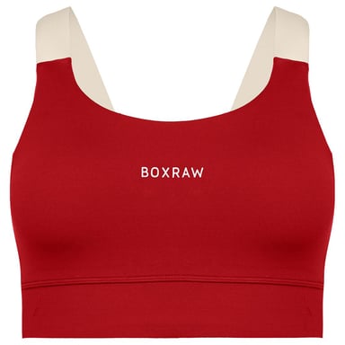 BoxRaw Alicia Dames Rode Sportbeha