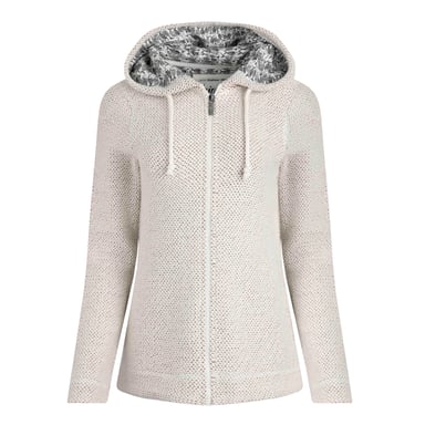Weird Fish Dames/Dames Chicoa Macaroni Full Zip Hoodie (Ecru)