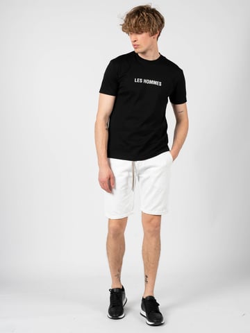 Les Hommes T-shirt Mannen zwart