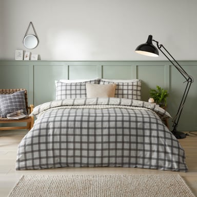 furn. Canberra Check Dekenhoezenet