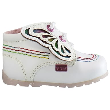 Kickers Hi Faires Kinder Laarzen Wit