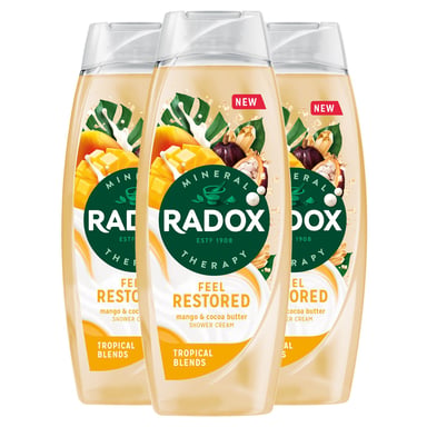 Mineral Therapy Feel Restored 'Shower Cream' 450ml, 3 Pack