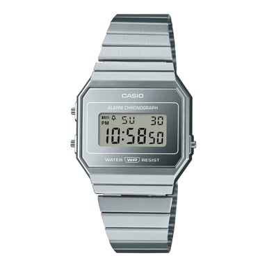 Casio Casio Collection Vintage Dames Horloge Zilverkleurig A700WEV-7AEF