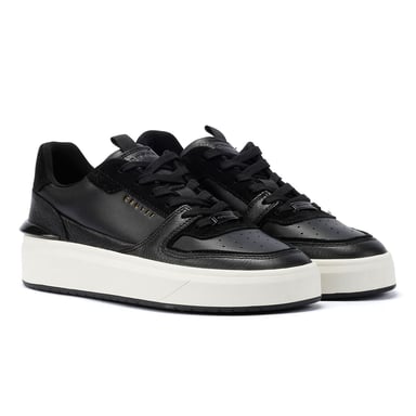 Cruyff Surefire Tennis Leather Heren Zwart/Goud Trainers