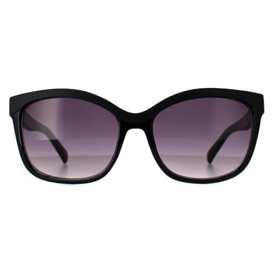 Guess GF0300 01B glanzend zwarte zonnebril met rookverloop