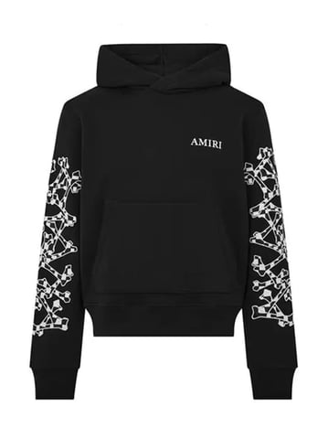 Amiri Geruite Bones Hoodie in Zwart