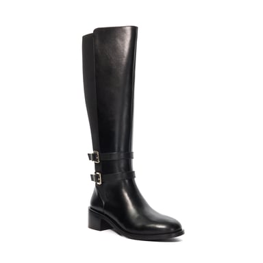 Dune Ladies Tatter - Leather Knee High Riding Boots