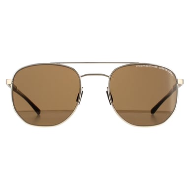 Porsche Design Zonnebril P8695 B Gold Brown AR Comfort Blauw