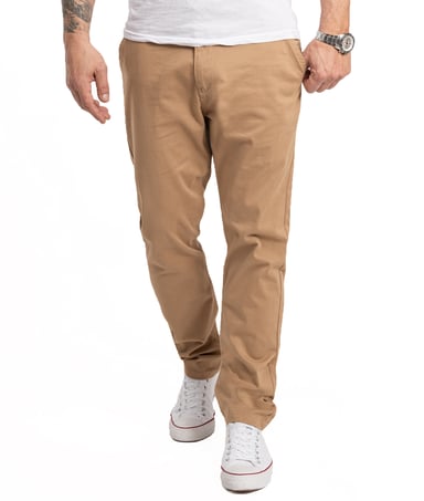 Indumentum Stoffhose Dunkelbeige