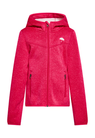 Schmuddelwedda Gebreide fleeceblouse meisjes (kinderen) Framboos Roze Gem