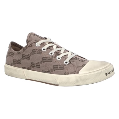 Balenciaga Parijs Lage Bb Monogram Bruin