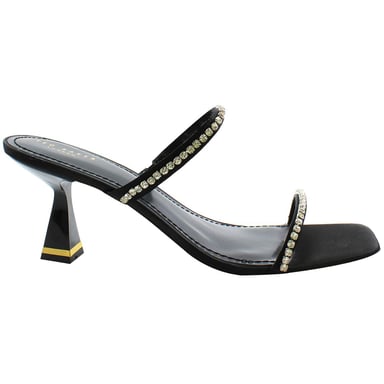 Ted Baker Rinita Diamante Dames Zwart Hak Sandalen