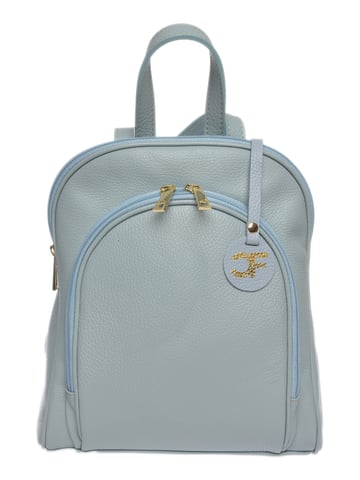 Carla Ferreri Turkoois Rundleer Tas