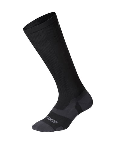 2XU Light Cushion Full Herensokken Zwart/Titanium