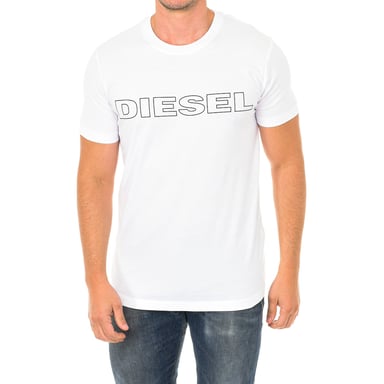 Heren-T-shirt met korte mouwen en ronde hals 00CG46-0DARX