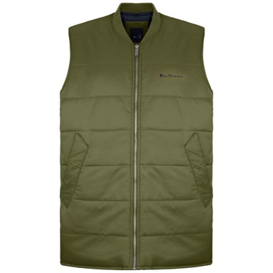 Ben Sherman Gewatteerd Heren Groen Gilet