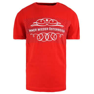 Puma Oostenrijk Osterreich Tee Korte Mouw Rood Kinder Voetbal T-shirt 750560 01