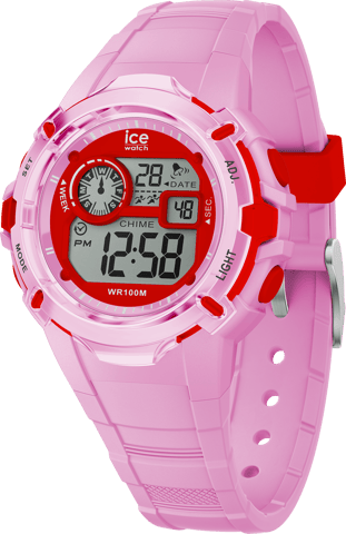 Ice Watch Ice Digit Explorer - Schattige Roze Meisjeshorloge 023268