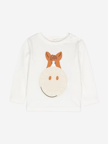 Stella McCartney Baby Horse Logo T-Shirt in Ivory