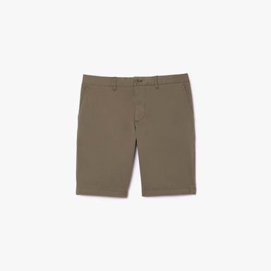 Heren Lacoste Slim-Fit stretch katoenen bermuda in groen