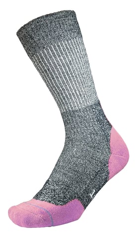 1000 Mile - Dames Fusion Repreve Dubbel Laag Anti-Blaar Wandelsokken - Navy / Mauve