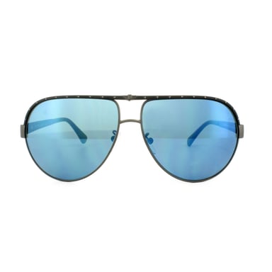 Police zonnebril S8844 Spark 1 8H5B Matt Gunmetal Blue Mirror