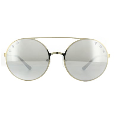Michael Kors Zonnebril Cabo MK1027 11936G Pale Goud Tone Zilver Mirror