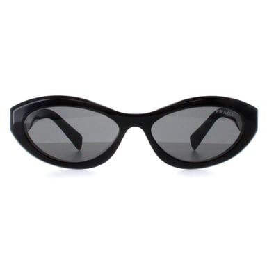 Prada PR26ZS 16K08Z zwarte donkergrijze zonnebril