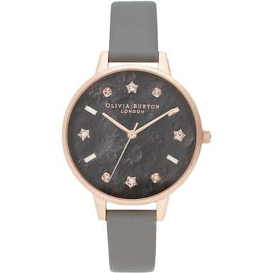 Olivia Burton Dameshorloge Kwarts Zwart