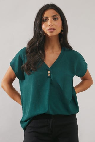Tall Green Grown On Sleeve T-shirt