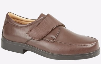 Roamers Litchfield Leather Shoes (Wide Fit) Mens