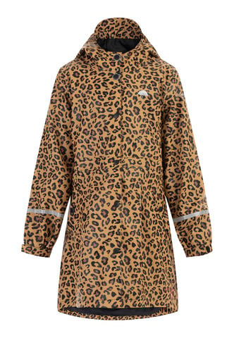 Schmuddelwedda Mackintosh Meisje zwart beige leo